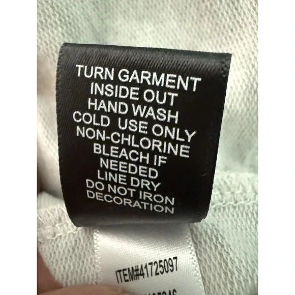 Torrid Gray Embellished Skull French Terry Sweatshirt Sz L Lightweight Bling - Picture 7 of 7